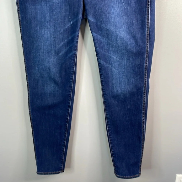 MADEWELL Blue Medium Hayes Wash 10” High-Rise Skinny Jeans Stretch Size 31 - Picture 4 of 12